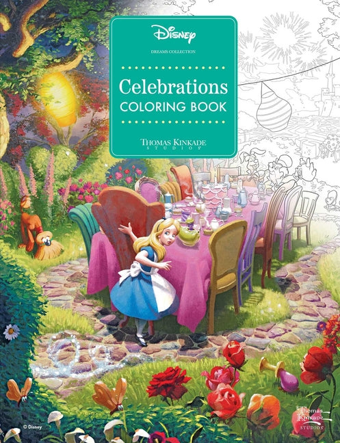 Disney Dreams Collection Thomas Kinkade Studios Celebrations Coloring Book - Ingram