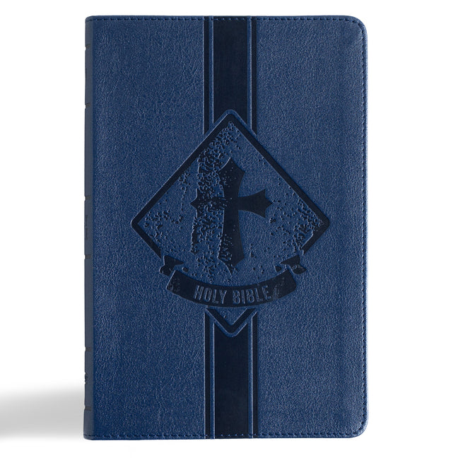 KJV Kids Bible, Thinline Edition, Navy Leathertouch - Ingram