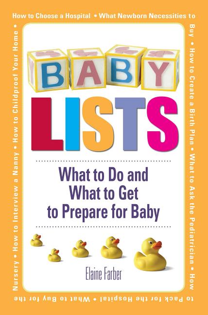 Baby Lists: What to Do and What to Get to Prepare for Baby - Ingram