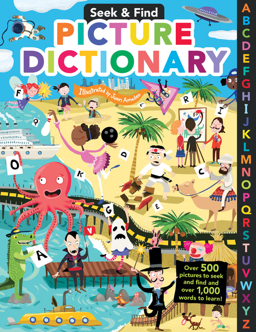 Seek & Find Picture Dictionary: Over 500 Pictures to Seek and Find and Over 1,000 Words to Learn! - Ingram