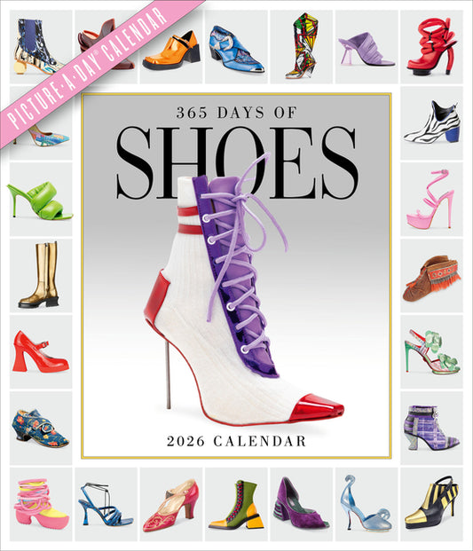 365 Days of Shoes Picture-A-Day(r) Wall Calendar 2026: An Obsessive Extravaganza - Ingram