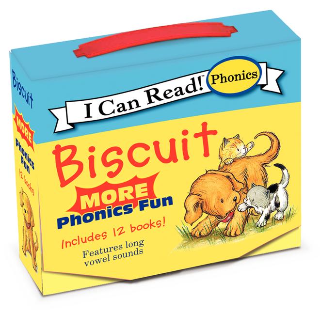 Biscuit: More 12-Book Phonics Fun!: A Box of 12 Mini-Books Featuring Short and Long Vowel Sounds for Dog Lovers - Ingram