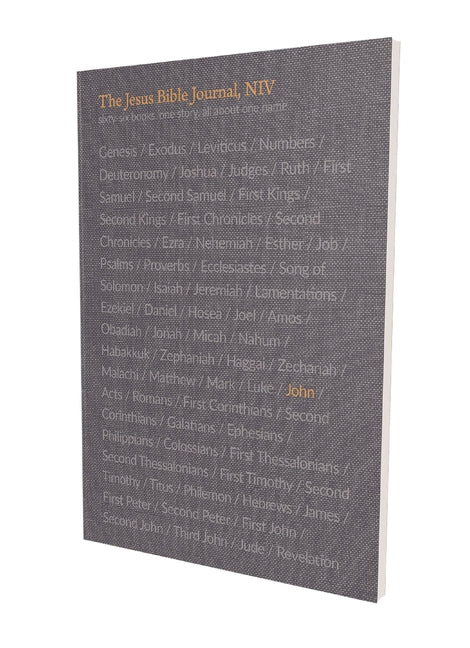 Jesus Bible Journal, John, Niv, Paperback, Comfort Print - Ingram