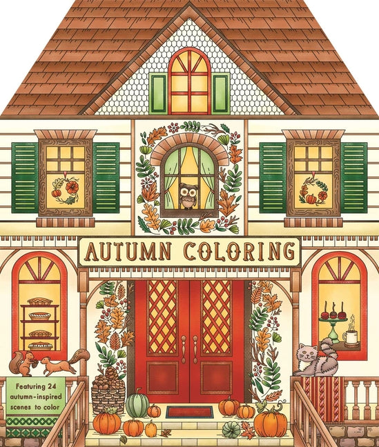 Autumn Coloring: Featuring 24 Sweater-Weather Scenes to Color - Ingram