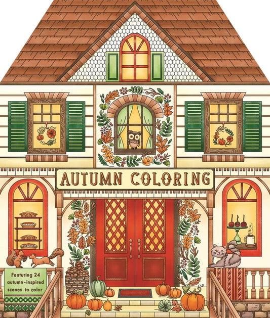 Autumn Coloring: Featuring 24 Sweater-Weather Scenes to Color - Ingram