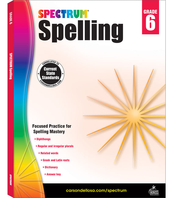 Spectrum Spelling, Grade 6: Volume 33 - Ingram