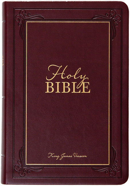 KJV Holy Bible Giant Print Compact Garnet - Ingram