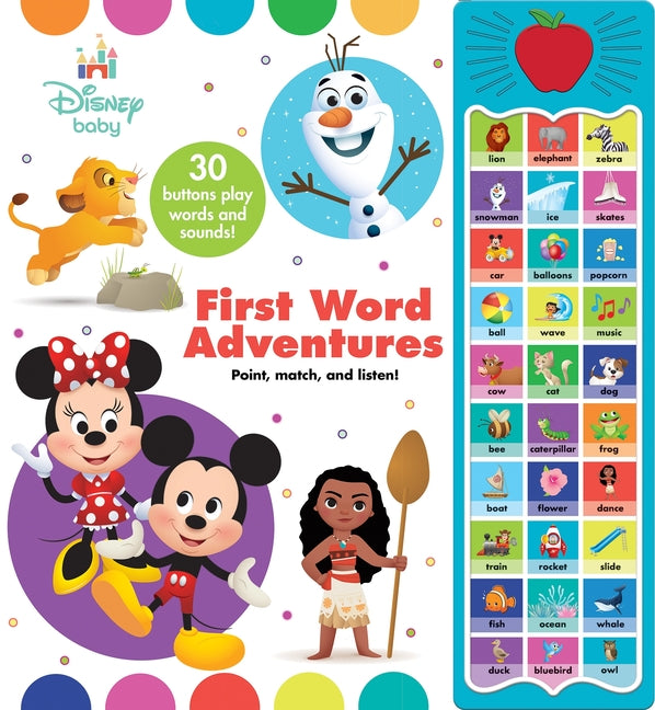 Disney Baby: First Word Adventures Sound Book [With Battery] - Ingram