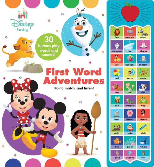 Disney Baby: First Word Adventures Sound Book [With Battery] - Ingram