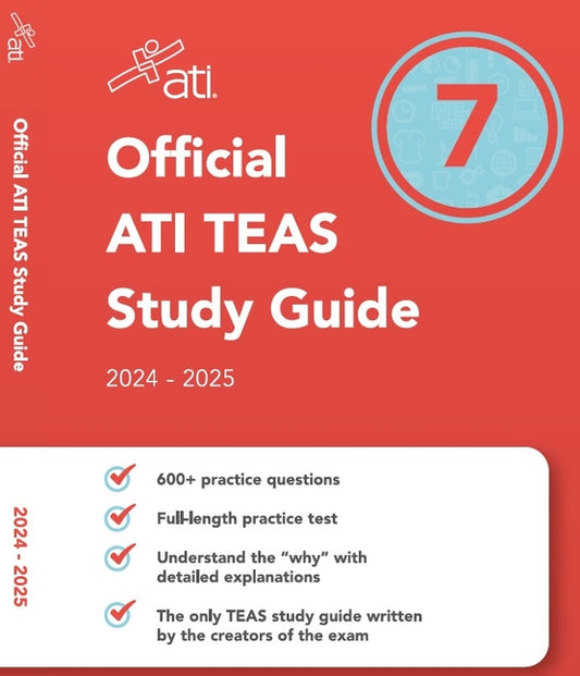 Official Ati Teas Study Guide 7 (2024-2025 Edition) - Ingram