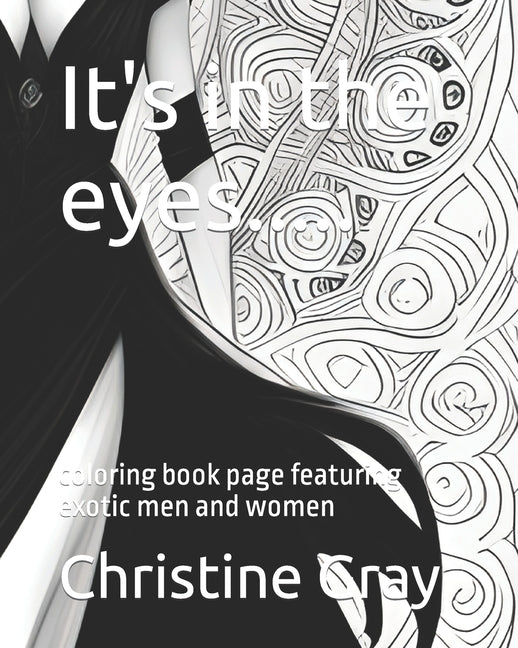 It's in the eyes.....: coloring book page featuring exotic men and women - Ingram