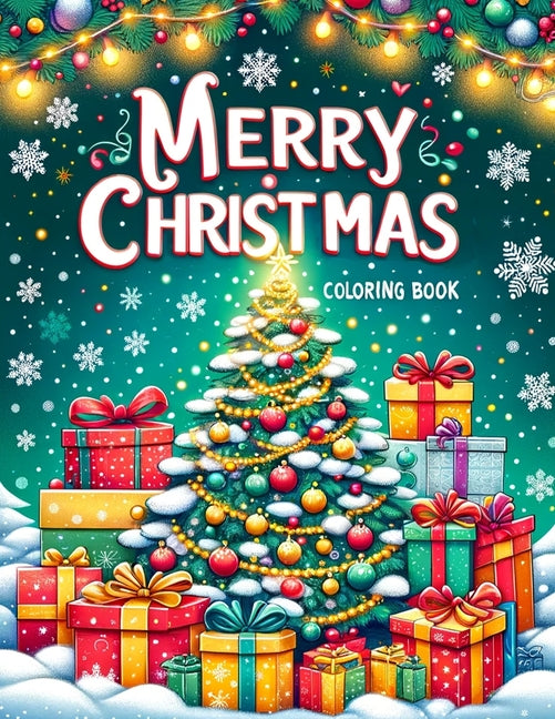 Merry Christmas Coloring book: Featuring serene scenes of snowy landscapes and cozy cottages, this collection is perfect for unwinding and finding in - Ingram