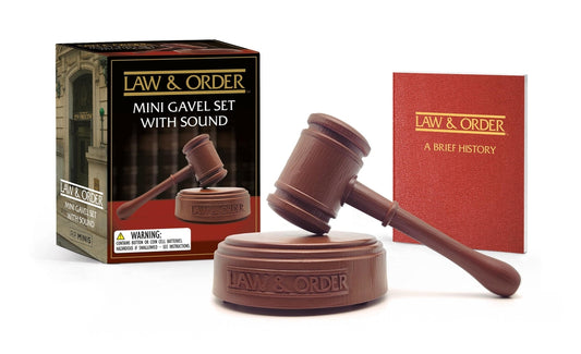 Law & Order: Mini Gavel Set with Sound [With Battery] - Ingram