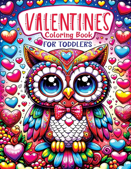 Valentines Coloring Book for Toddlers: Simple, Happy Little Kawaii Animals Featuring a Unicorn, Mermaid, Dinosaur, and a Sweet Heart for Kids - Ingram
