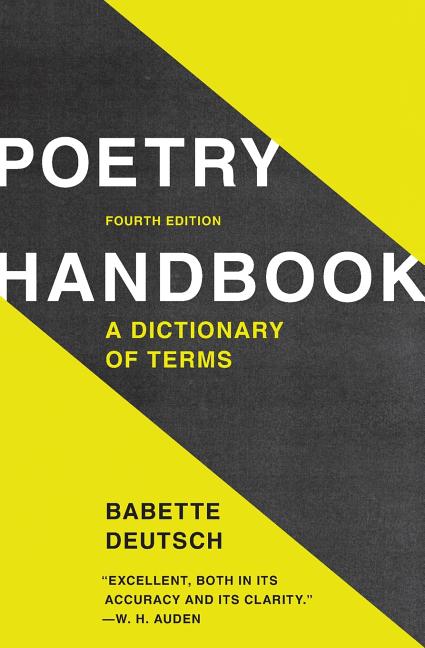 Poetry Handbook: A Dictionary of Terms (Revised) (Revised) - Ingram
