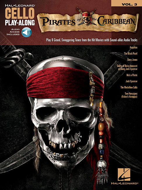 Pirates of the Caribbean: Cello Play-Along Volume 3 - Ingram