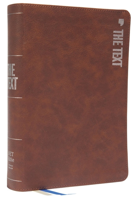 Text Bible: Uncover the Message Between God, Humanity, and You (Net, Brown Leathersoft, Comfort Print) - Ingram