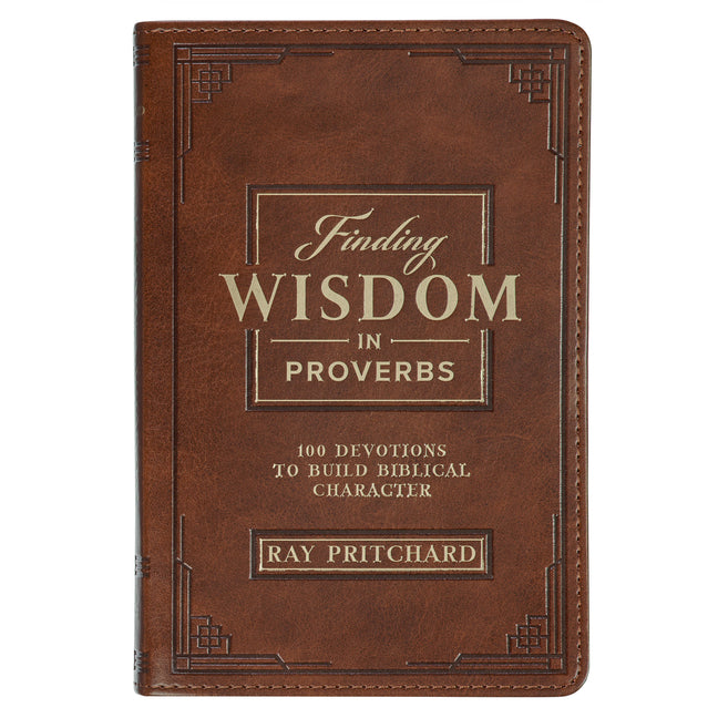 Devotional Finding Wisdom in Proverbs Faux Leather - Ingram