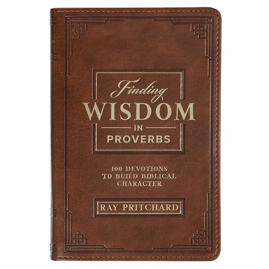 Devotional Finding Wisdom in Proverbs Faux Leather - Ingram