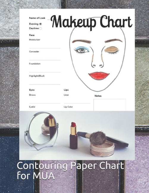Contouring Makeup Chart: Paper Chart for Makeup Artist - Ingram