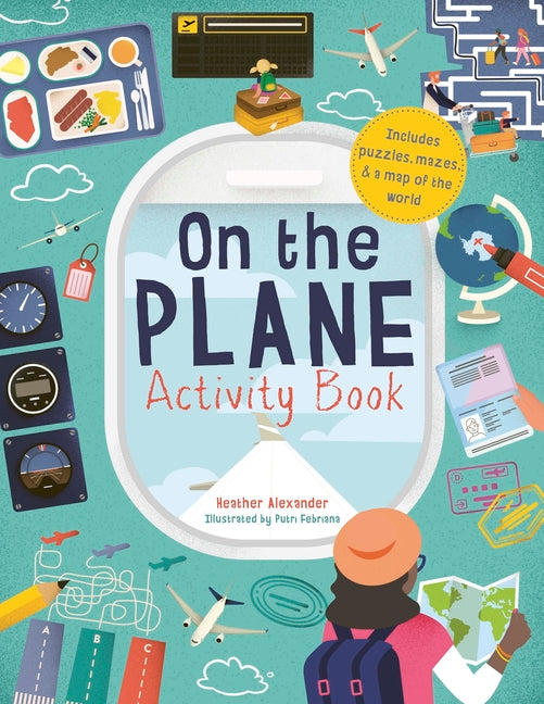 On the Plane Activity Book: Includes Puzzles, Mazes, Dot-To-Dots and Drawing Activities - Ingram