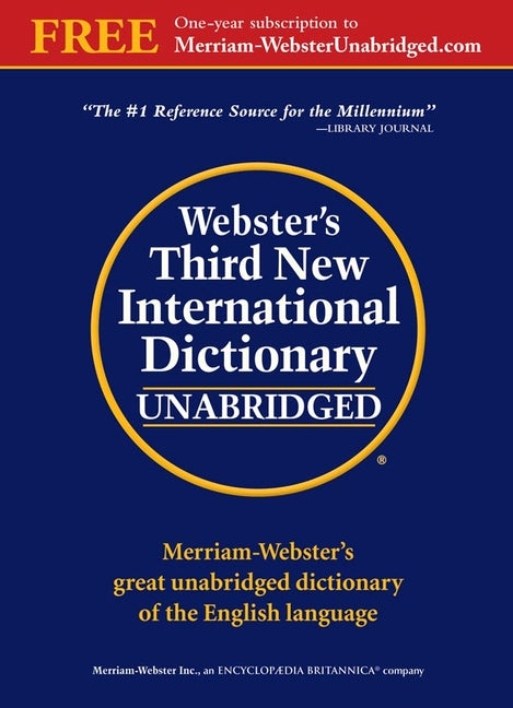 Webster's Third New International Dictionary, Unabridged [With Access Code] (Revised) - Ingram