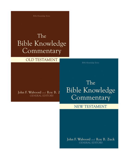 Bible Knowledge Commentary (2 Volume Set) - Ingram
