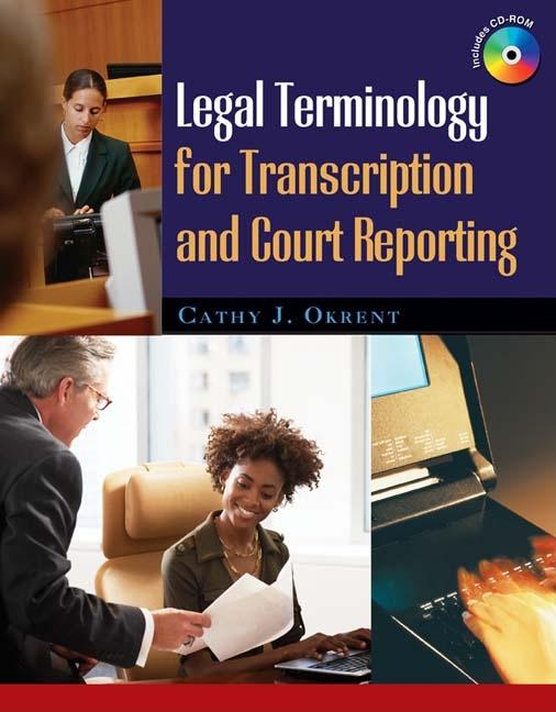 Legal Terminology for Transcription and Court Reporting [With CDROM] - Ingram