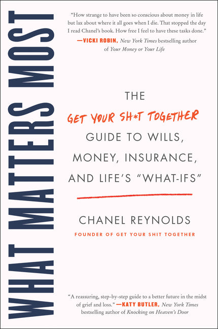 What Matters Most: The Get Your Shit Together Guide to Wills, Money, Insurance, and Life's What-Ifs - Ingram