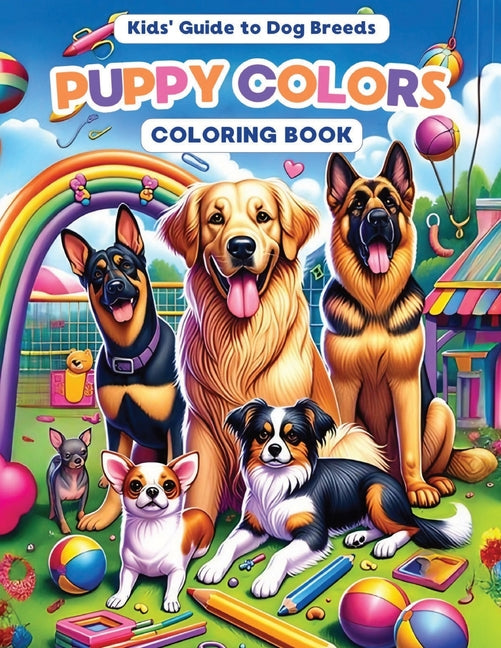 Puppy Colors: The Kid's Guide to Dog Breeds. Features 30 Different Breeds paired with Brief Descriptions for Enjoyable Learning Expe - Ingram