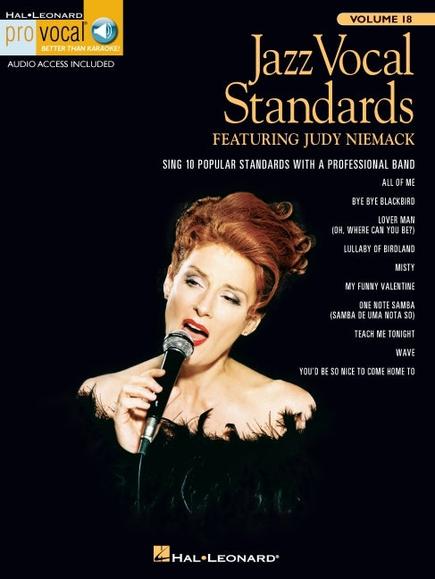 Jazz Vocal Standards: Pro Vocal Women's Edition Volume 18 Featuring Judy Niemack (Bk/Online Audio) [With CD] - Ingram