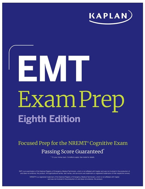 EMT Exam Prep, Eighth Edition: Focused Prep for the Nremt Cognitive Exam + One Full Length Practice Test - Ingram