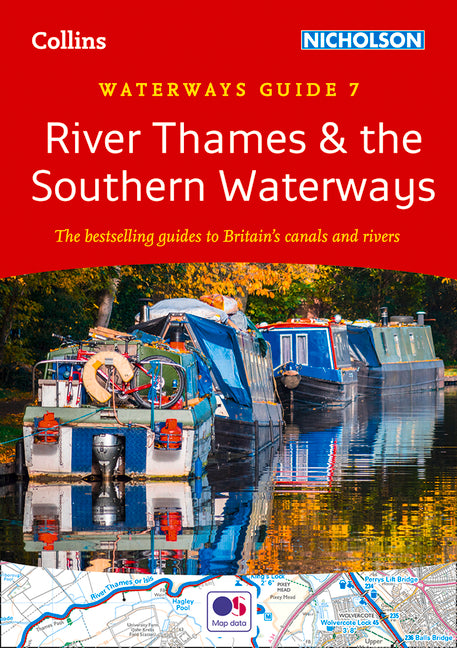 Collins/Nicholson Waterways Guide 7 - River Thames & the Southern Waterways: The Bestselling Guides to Britain's Canals and Rivers (New Edition, New) - Ingram