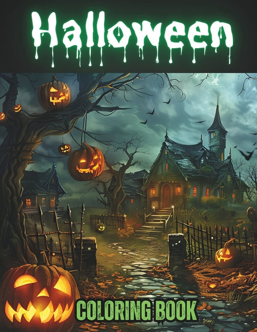Halloween Coloring Book: Realistic and Spooky Coloring Book Featuring over 100 total pages of Halloween Themed Illustration - Ingram