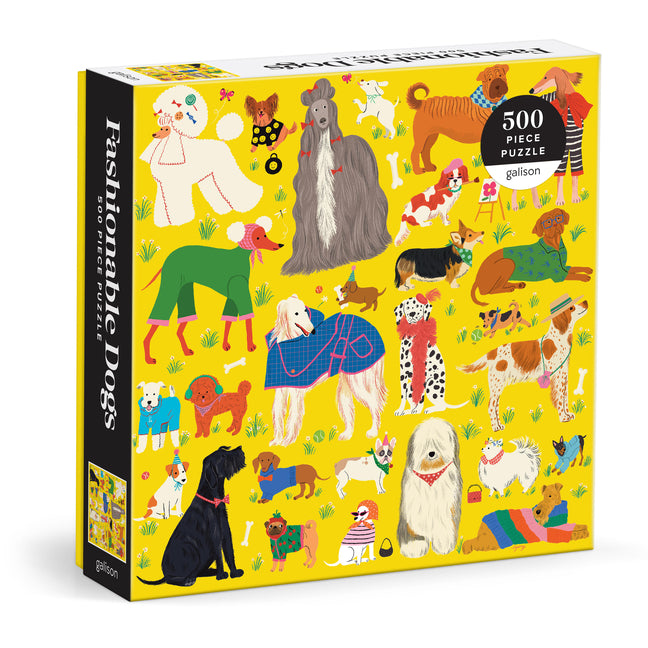 Fashionable Dogs 500 Piece Puzzle - Ingram